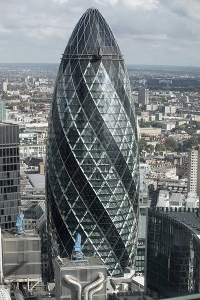 Widok z lotu ptaka City of London, Wielka Brytania — Zdjęcie stockowe
