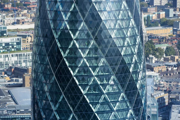 Cidade de Londres vista aérea, Reino Unido — Fotografia de Stock