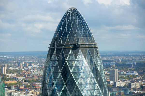 Stadt London Luftaufnahme, Großbritannien — Stockfoto