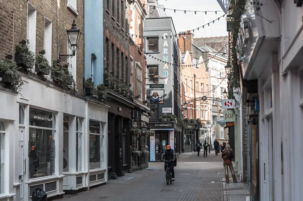 Londra Regno Unito Febbraio 2021 Carnaby Street Una Pedonale Dello — Foto Stock