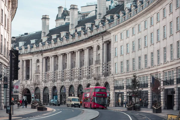 Londres Royaume Uni Février 2021 Regent Street View Covid Lockdown — Photo