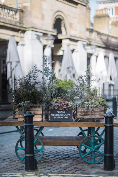 London February 2021 Covent Garden Shopping Entertainment Hub London West — Stock Photo, Image