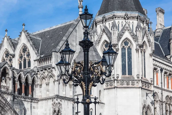 London Storbritannien Februari 2021 Royal Courts Justice Byggd 1870 Talet — Stockfoto