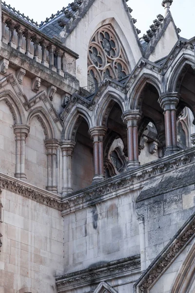 Londres Reino Unido Febrero 2021 Royal Courts Justice Construido Década —  Fotos de Stock