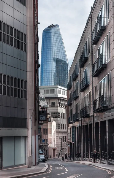 Londra Regno Unito Febbraio 2021 Empty Streets City London Durante — Foto Stock