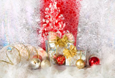 Noel hediye kutusu arka plan