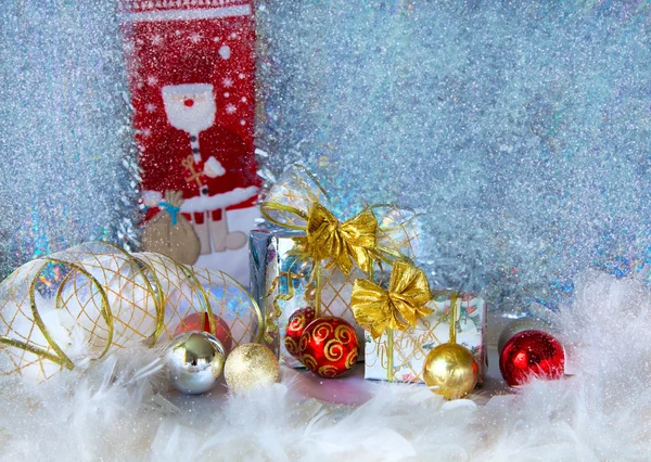 クリスマス プレゼント ボックスの背景 — ストック写真