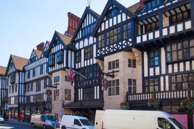 London, İngiltere - 22 Temmuz 2014: özgürlük evi 1875, lüks mağaza ve ofis Bina Londra merkezi