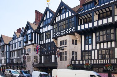 London, İngiltere - 22 Temmuz 2014: özgürlük evi 1875, lüks mağaza ve ofis Bina Londra merkezi