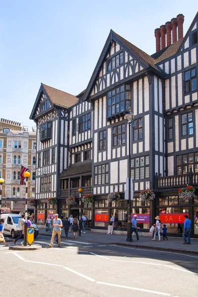 LONDON, UK - 22 JULY, 2014: Liberty house 1875, luxury shop and office building in the centre of London — Stock Photo, Image