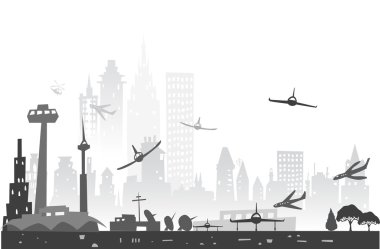 City Havaalanı illüstrasyon
