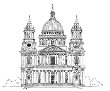 St. Paul Katedrali, Londra. Robot resim koleksiyonu