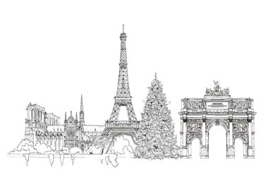 Noel ağacı Paris, robot resim koleksiyonu