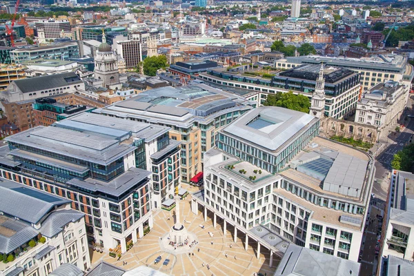 LONDON, UK - AUGUST 9, 2014 London view. City of London the leading centres of global finance. Office buildings with luxury working spaces