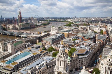 Londra görünümü St. Paul Katedrali.