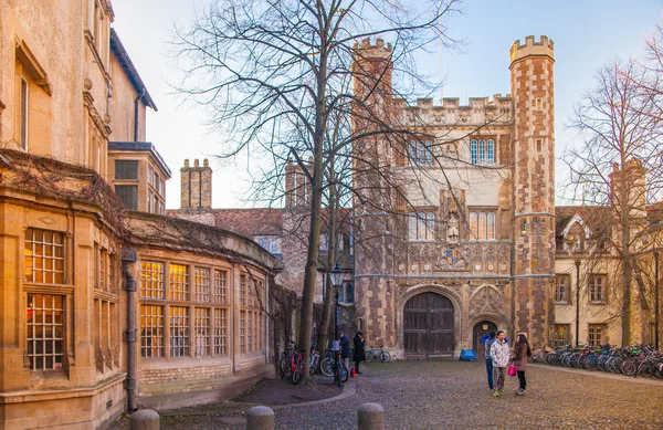 Trinity Koleji Cambridge Üniversitesi'nde (1546 Henry VIII tarafından kuruldu) — Stok fotoğraf