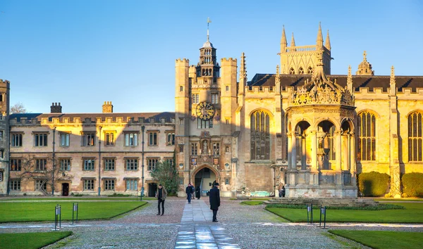 Trinity college Uniwersytetu Cambridge (założony przez Henryka Viii w 1546) — Zdjęcie stockowe