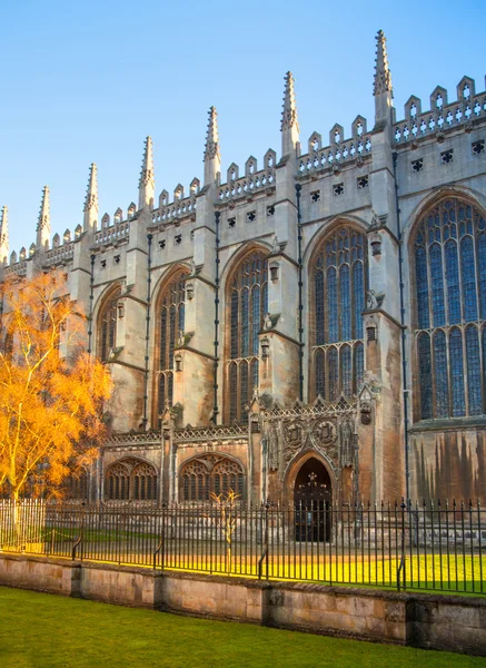 Cambridge, Verenigd Koninkrijk - 18 januari 2015: King's college (begonnen in 1446 door Hendrik Vi). Historische gebouwen — Stockfoto