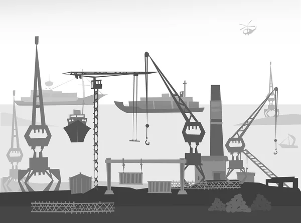 Staden port illustration — Stockfoto