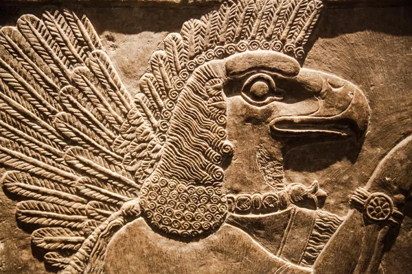 Полювання полегшення від палацу Assurbanipal в Ніневія, Ассирії — стокове фото