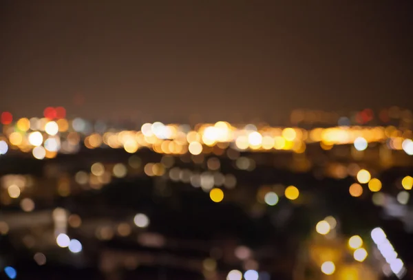Gece şehir ışıkları bulanıklık, Londra — Stok fotoğraf