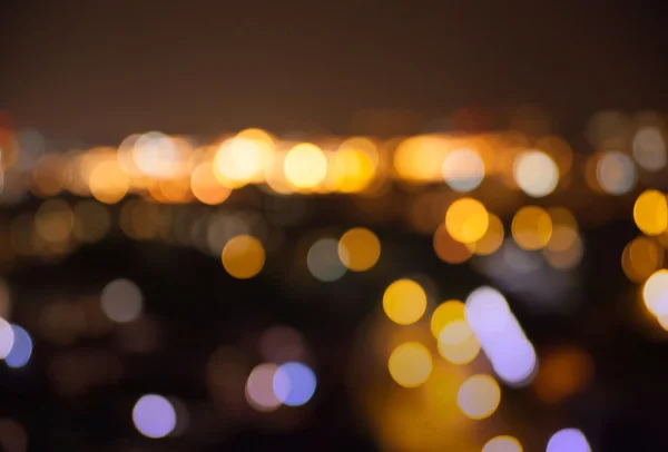 Gece şehir ışıkları bulanıklık, Londra — Stok fotoğraf