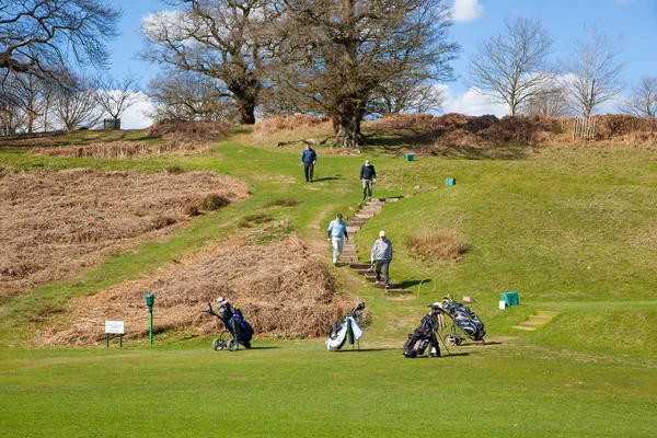 UK, SUSSEX- 11 aprile 2015: Knole golf club locale . — Foto Stock