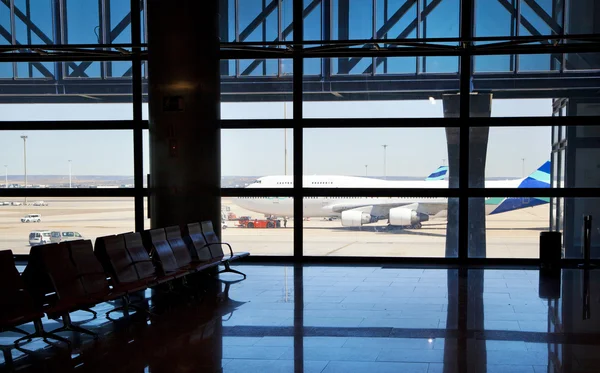 Madrid interior do aeroporto — Fotografia de Stock