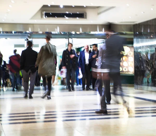 Business people blur. People walking in rush hour. Business and modern life concept — ストック写真