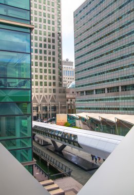 LONDON, UK - MAY 5, 2015: Canary Wharf banking and business centre