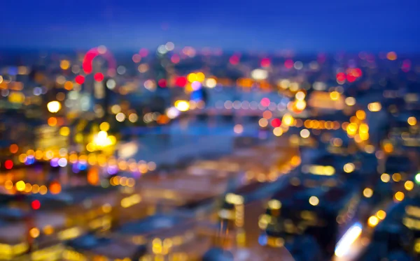 Londra, gece ışıkları clur. Şehir arka plan — Stok fotoğraf