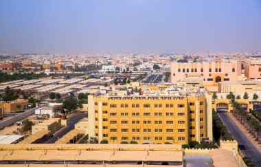 Katar, Doha - 6 Eylül 2025: Eski Doha Panoraması