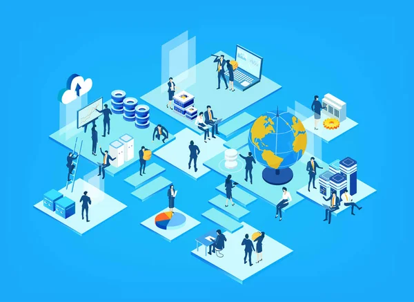 Küresel çapta çalışan büyük bir şirketin, farklı seviyelerde soyut bir çevrede çalışan iş insanlarının, yeni fikirler yaratıp, gözlemleyip, destekleyerek ve geliştirerek.