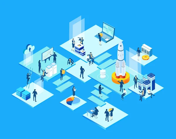 Küresel çapta çalışan büyük bir şirketin, farklı seviyelerde soyut bir çevrede çalışan iş insanlarının, yeni fikirler yaratıp, gözlemleyip, destekleyerek ve geliştirerek.