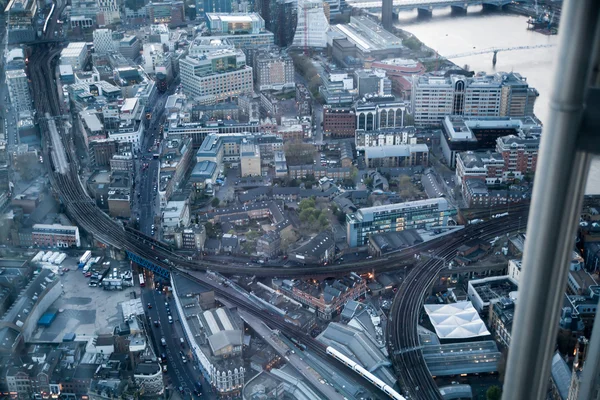 Luchtfoto van de stad Londen — Stockfoto