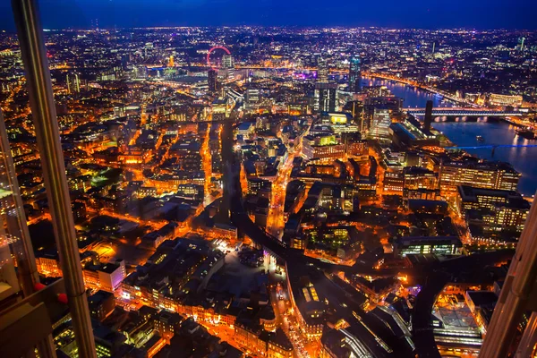 Blick auf die Stadt London bei Sonnenuntergang — Stockfoto