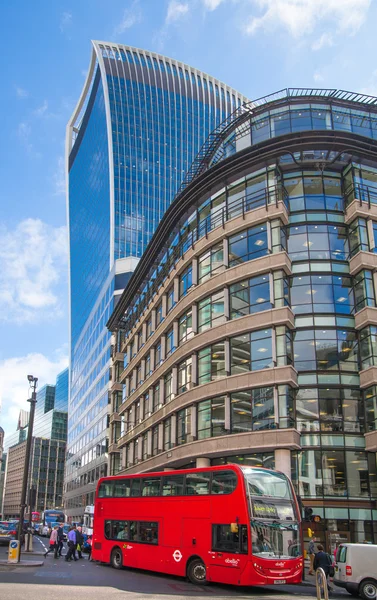 Modern architecture of corporate buildings. London — Stock Photo, Image