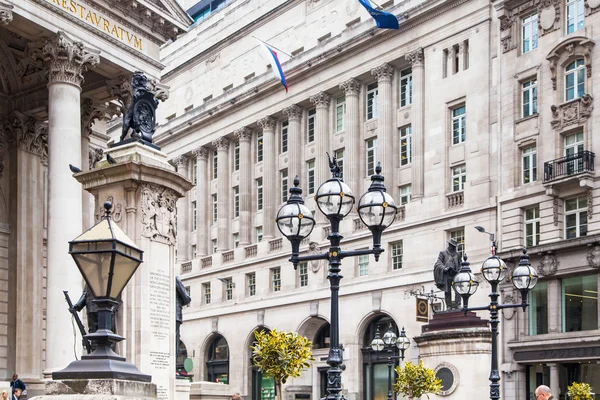 Bank of England square, Londres, Reino Unido — Foto de Stock