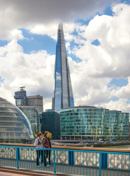 City of London business aria view, Londres Reino Unido — Fotografia de Stock