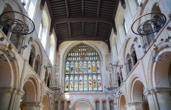 Interieur van de kathedraal van Rochester is Engeland de tweede oudste, hebben opgericht in 604ad. — Stockfoto