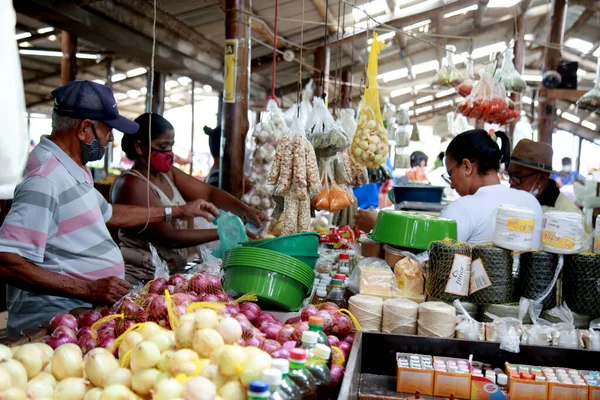 Mata Sao Joao Bahia Brazil Oktober 2020 Mensen Zijn Zien — Stockfoto