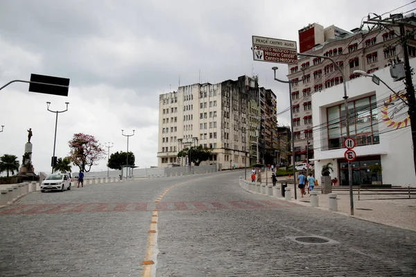 Salvador Bahia Brasil Novembro 2020 Vista Praça Castro Alves Centro — Fotografia de Stock