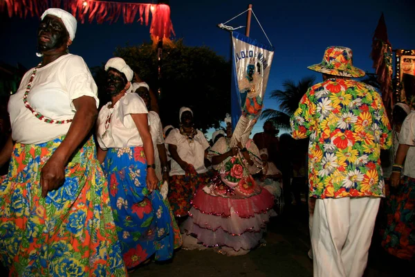 Καραβέλες Bahia Brazil Φεβρουαρίου 2009 Παραδοσιακή Λαϊκή Ομάδα Φαίνεται Κατά — Φωτογραφία Αρχείου