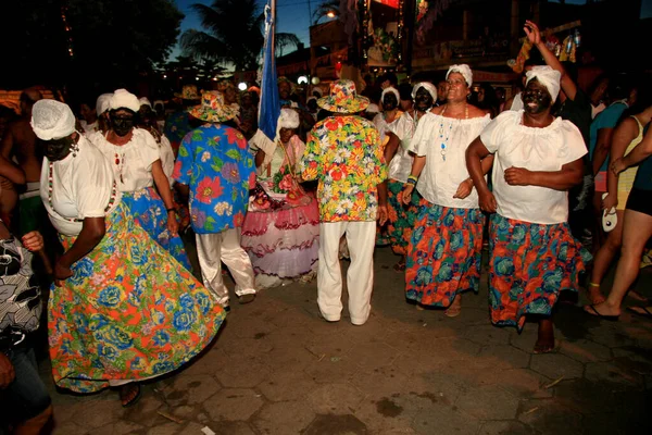 Caravelas Bahia Brazil February 2009 Traditional Folkloric Group Seen Carnival — стоковое фото