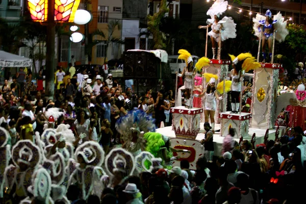 Ilheus Bahia Brazil February 2012 Members Samba School Imperadores Samba — стоковое фото