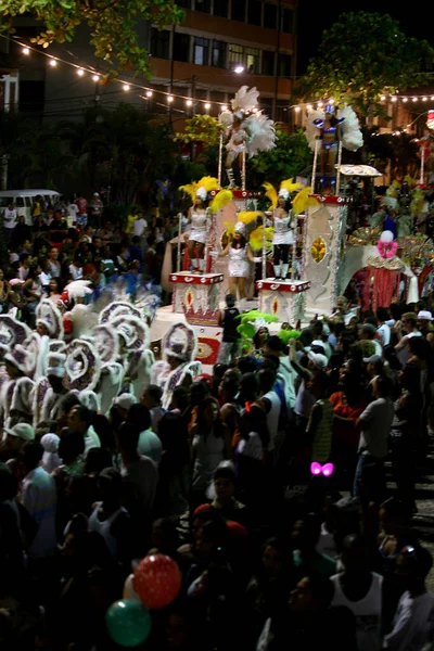 Ilheus Bahia Brazil February 2012 Членів Самби Школи Imperadores Samba — стокове фото