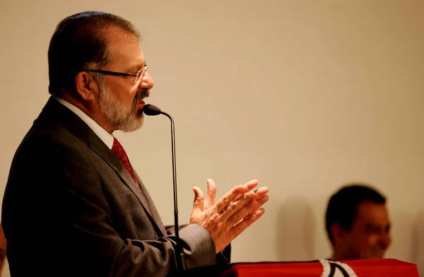 Salvador Bahia Brasil Octubre 2015 Diputado Marcelo Nilo Presidente Asamblea — Foto de Stock