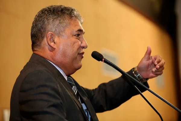 Salvador Bahia Brasil Setembro 2015 Rosemberg Pinto Deputado Estadual Visto — Fotografia de Stock