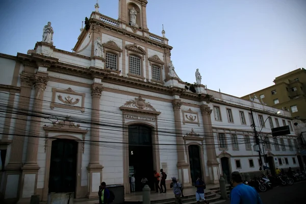 Salvador Bahia Brazil December 2020 Över Fasaden Katedralen Nossa Senhora — Stockfoto