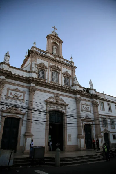 Salvador Bahia Brazil December 2020 Вид Фасаду Собору Nossa Senhora — стокове фото